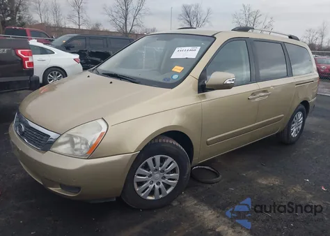 2011 Kia Sedona Lx из США, поврежденный, VIN KNDMG4C76B6365411